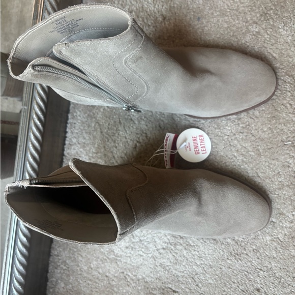 Lucky Brand Taupe Wedge Boots - Picture 5 of 6